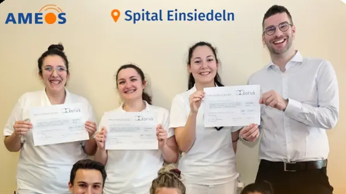 Das Pflegeteam des AMEOS Spital Einsiedeln